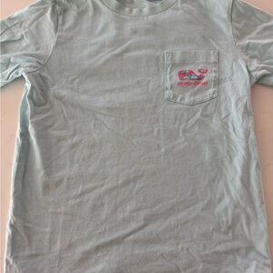 Vineyard Vines Sky Blue Pocket Tee